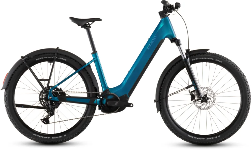 Cube Reaction Hybrid Performance 600 FE - 600 Wh - 27,5 Zoll - Tiefeinsteiger - 2026 - electricblue´n´dazzle - Größe M Kracherpreis