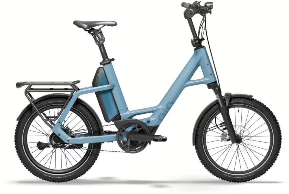 QiO Compact CX5x - 800 Wh - 20 Zoll - Compact - 2026 - Retro Blue Matt - Größe 48 CM Bestseller