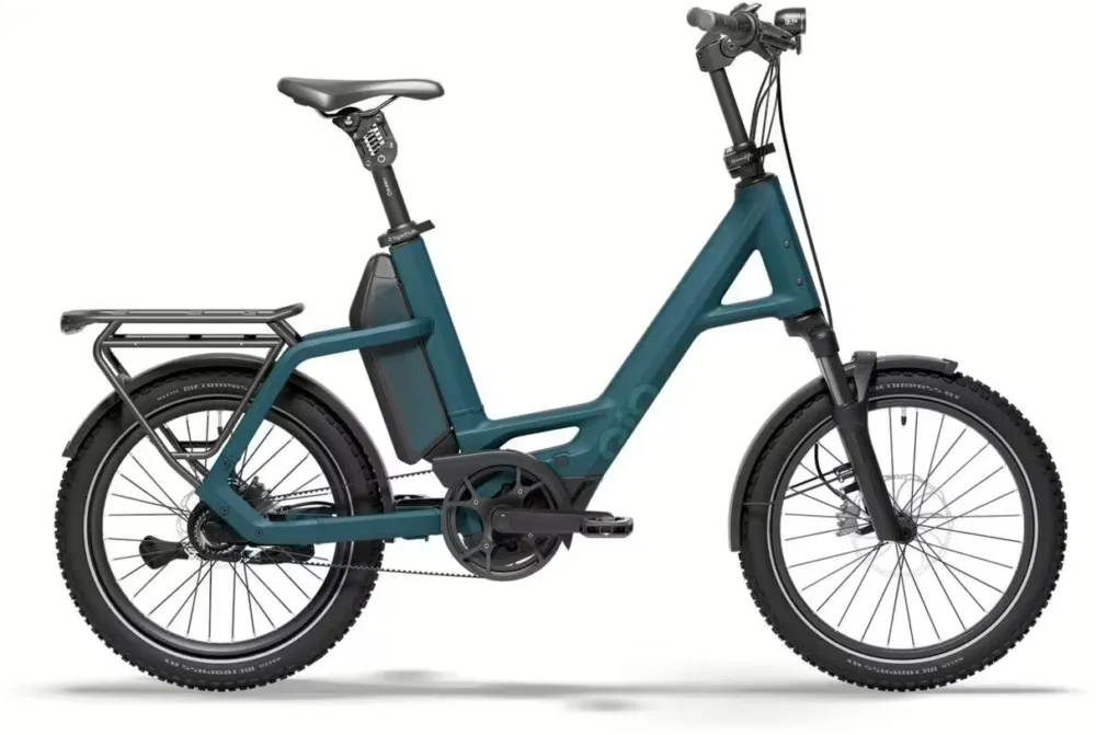 QiO Compact CX5x - 800 Wh - 20 Zoll - Compact - 2026 - Petrol Blue matt - Größe 48 CM Direkt Vom Hersteller