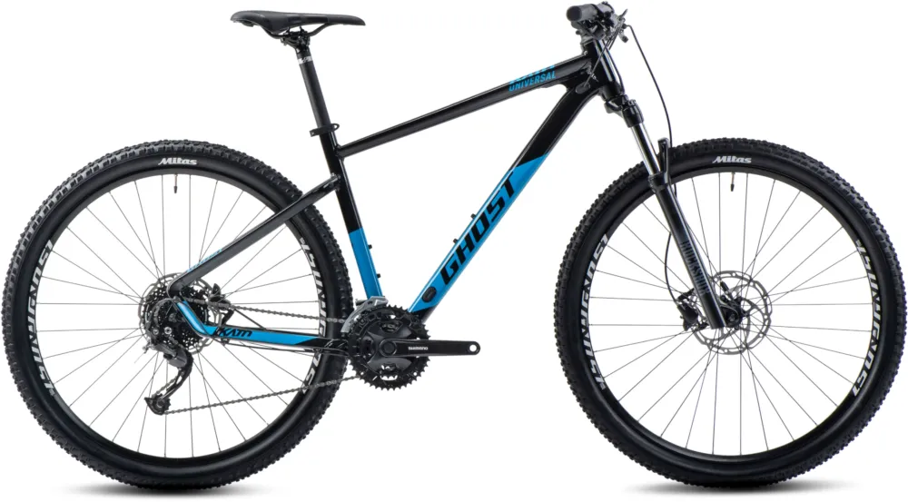 Aktuell Ghost Kato Universal 29 AL - 29 Zoll - Diamant - black/bright blue - glossy - Größe 40 CM