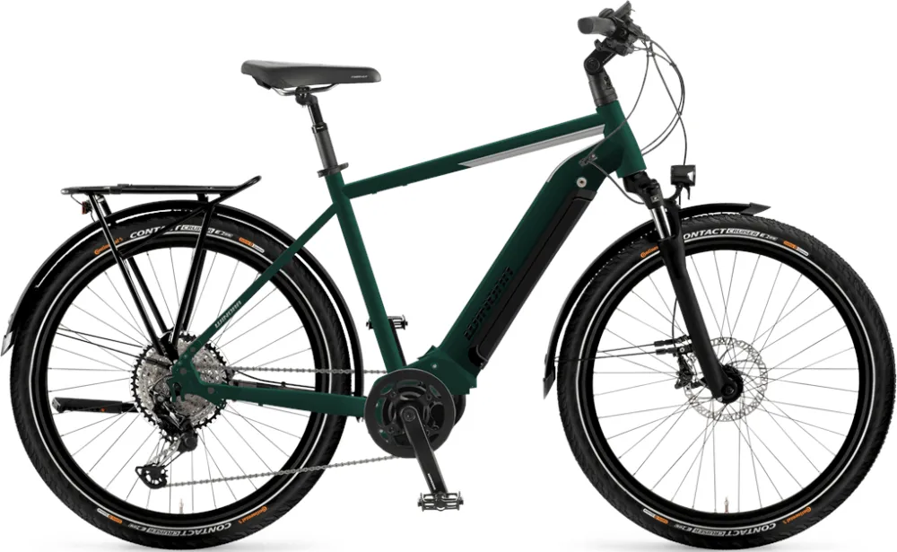 Winora Yucatan 10 - 630 Wh - 27,5 Zoll - Diamant - Emerald matt - Größe 52 CM Kostenloser Versand