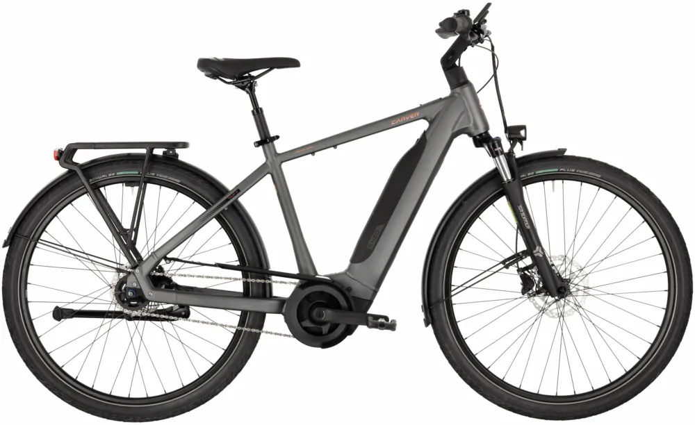 Sale Carver Tour E.420 - B-Ware - 545 Wh - 28 Zoll - Diamant - dark anthracite/black/copper - Größe 55 CM