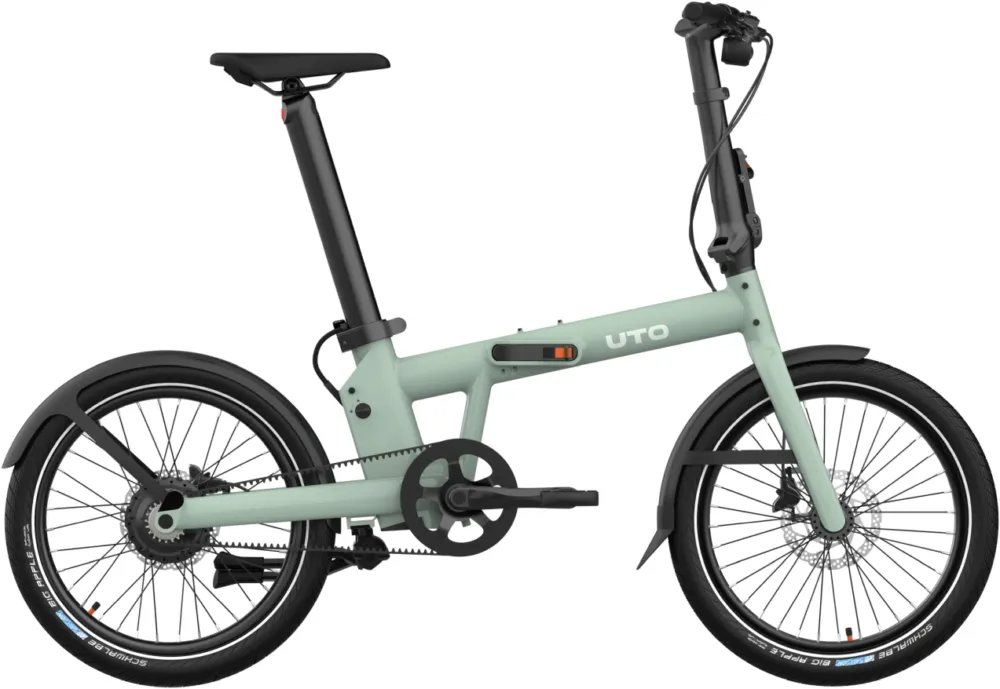 Saisonangebot UTO PRO20 - 352 Wh - 20 Zoll - Faltrahmen - Rauchgrün - Größe One Size
