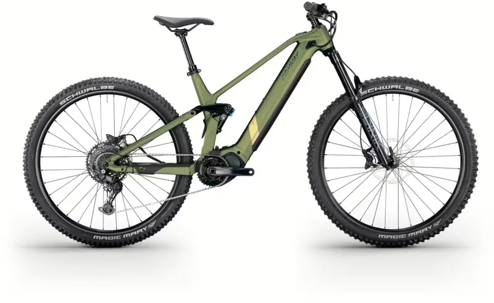 Conway eWME 2.0 - 720 Wh - 29 Zoll - Fully - olive matt / dusty yellow - Größe M / 44 CM Billig