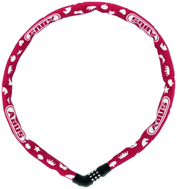 Abus Kettenschloss Steel-O-Chain 4804C/75 SYMBOLS red Wochenendangebot