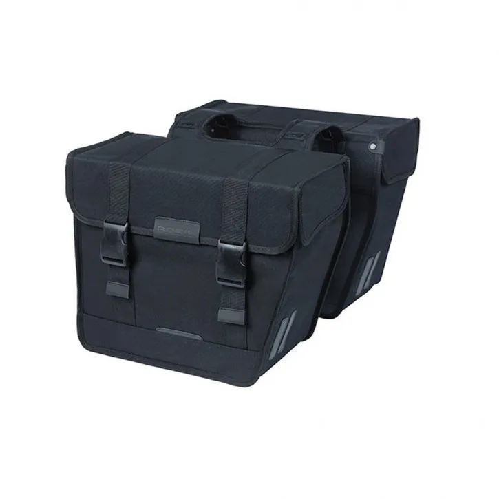 Preisreduziert BASIL Kavan Eco Classic Doppelpacktasche 46 l, faltbar, schwarz