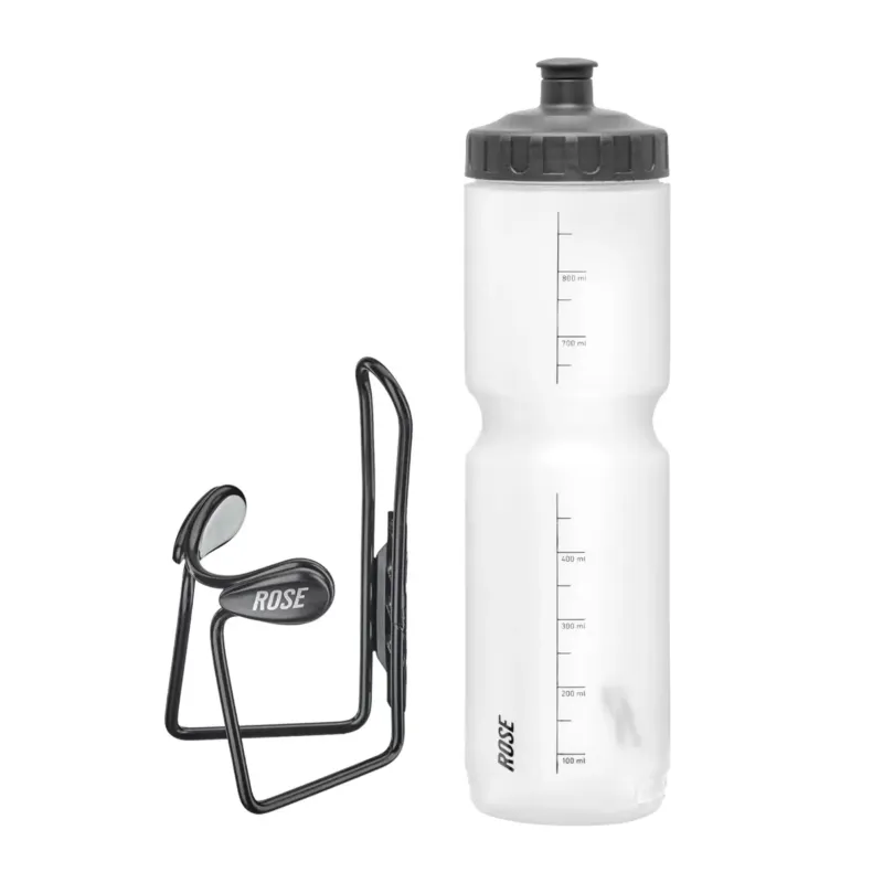 Rose Longdistance XL Trinkflasche und Protector Cage Flaschenhalter Heißes Angebot