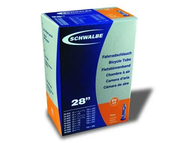 Schlauch 27.5/28 Zoll DV 17 - 27/28x1 1/8-1.75 Zoll 28/47-622/635 - 40 mm Fahrradventil Schnäppchen
