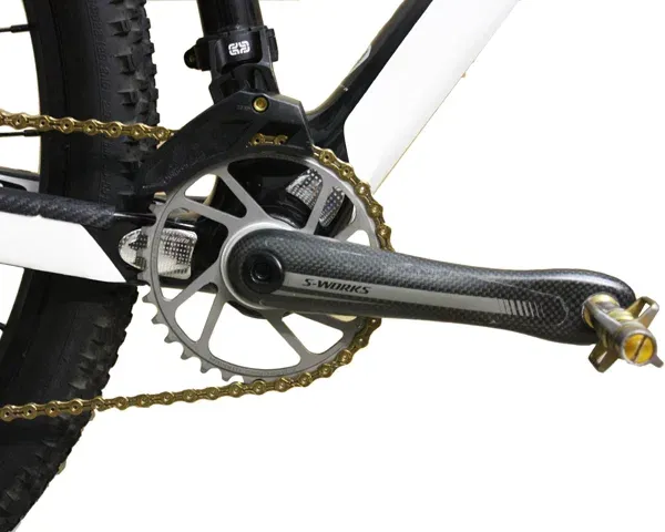 X-Monoring MTB Titan Hollowgramm Integral, Titankettenblatt für Cannondale Hollowgram SL und SI 33 Zähne Wochenendangebot