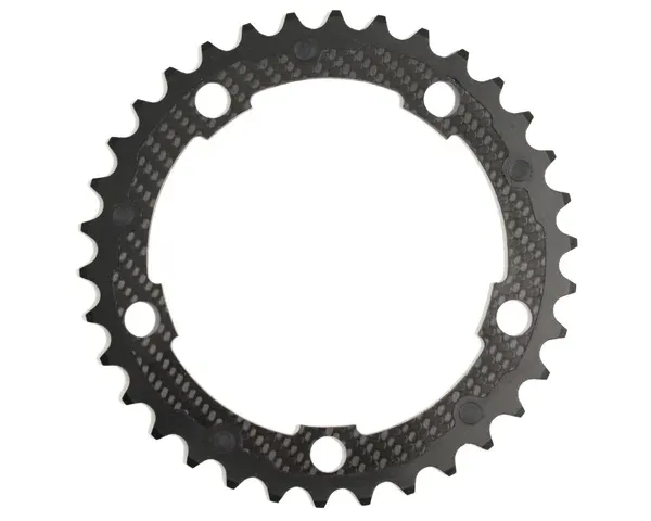 Ausverkauf X-Ring Road Carbon 5-Arm | 135 mm, Carbonkettenblatt Campagnolo kompatibel 39 Zähne, innen
