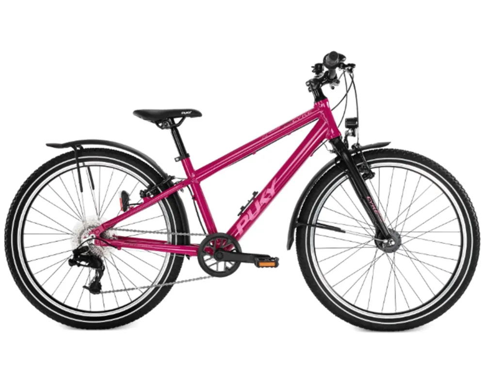 Cyke 24-8 Active - Kinderfahrrad mit 8-Gang | berry-black 24" Top-Preis