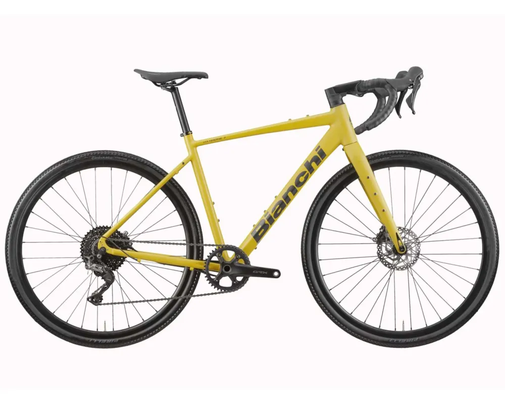 Mega-Angebot Via Nirone 7 Disc GRX610 1x12-fach - Gravel Bike 2026 | yellow-graphite 57 cm