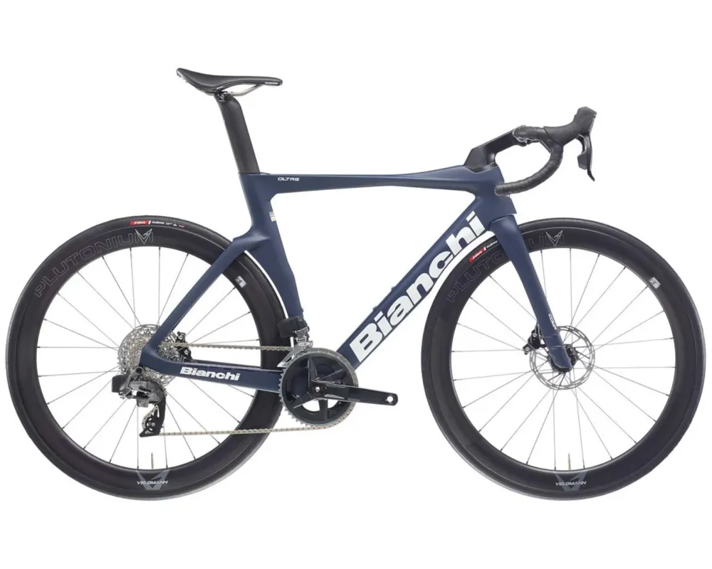 Preisreduziert Oltre Comp 105 Di2 2x12-fach - Carbon Rennrad 2025 | graphite-soft blue 50 cm
