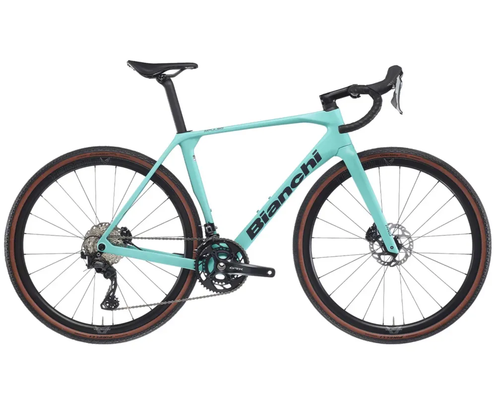 Impulso Pro GRX 820 2x12-fach - Carbon Gravel Bike 2024 | celeste-black 28" - S Mega-Angebot