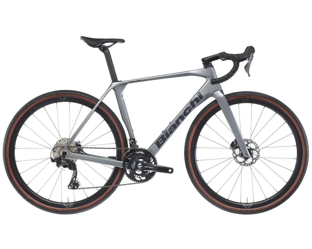 Jetzt Kaufen Impulso Pro GRX 820 2x12-fach - Carbon Gravel Bike 2024 | grey-black matt 28" - S
