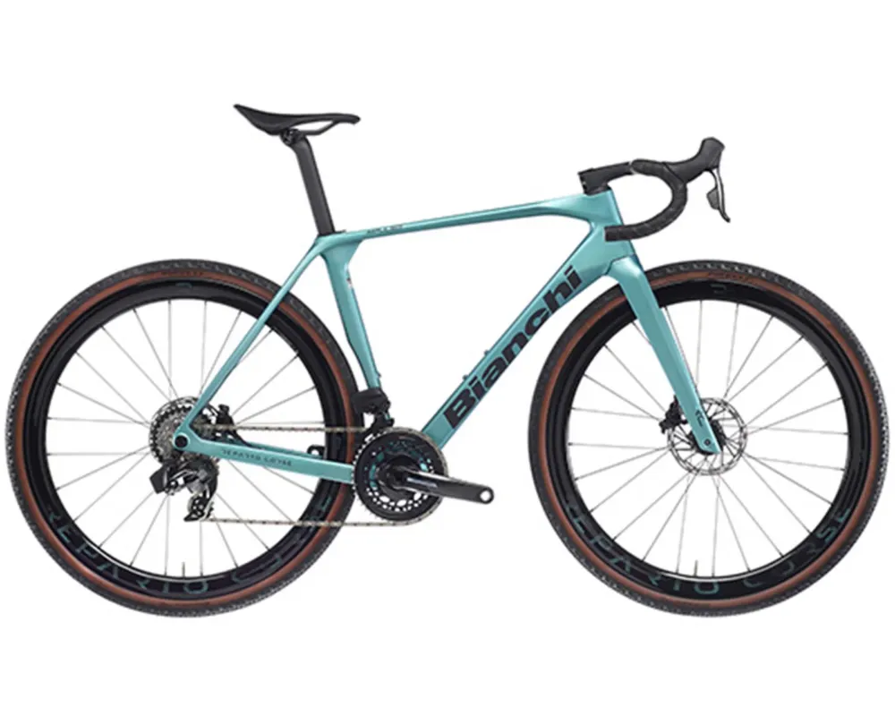 Begrenztes Angebot Impulso RC Force eTap AXS 2x12-fach - Carbon Gravel Bike 2024 | aquamarine 61 cm