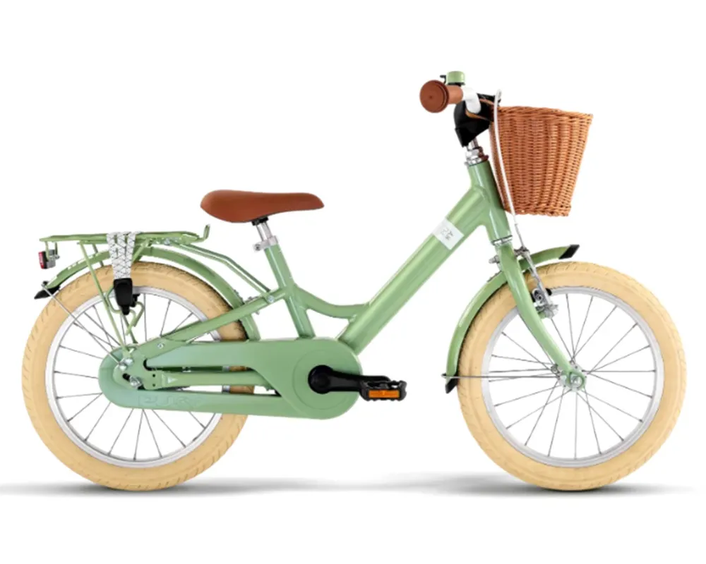 Günstig YOUKE Classic 16 - Kinderfahrrad 2025 | retro green 16"