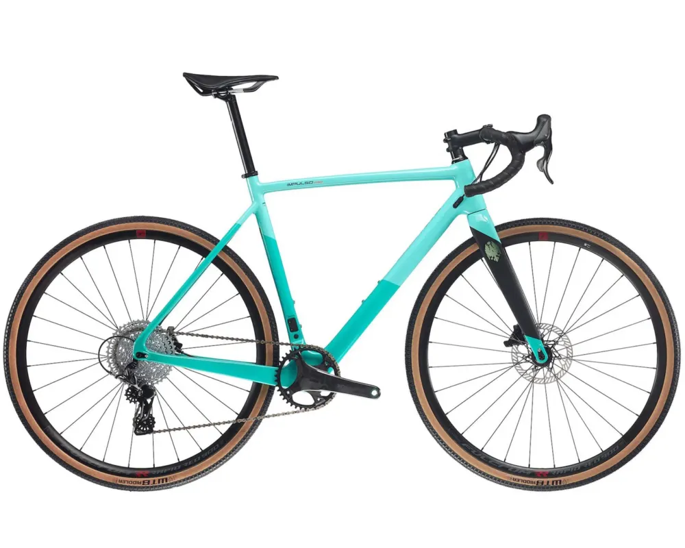 Impulso Pro EKAR 1x13-fach - Carbon Gravel Bike 2023 | celeste-aquamarine 56 cm Knallerangebot