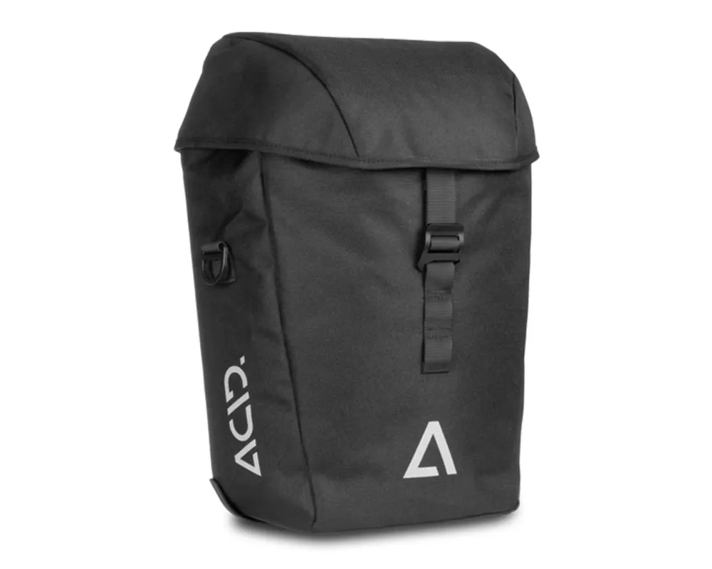 Acid Seitentasche City 15 CILink - 15 Liter Gepäckträgertasche (Einzeltasche) | black Sonderangebot