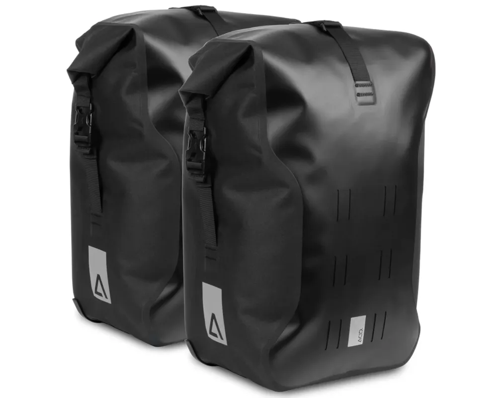 Top-Seller Acid Seitentaschen Pro 20/2 CILink - 2x 20 Liter Gepäckträgertaschen (Paar) | black