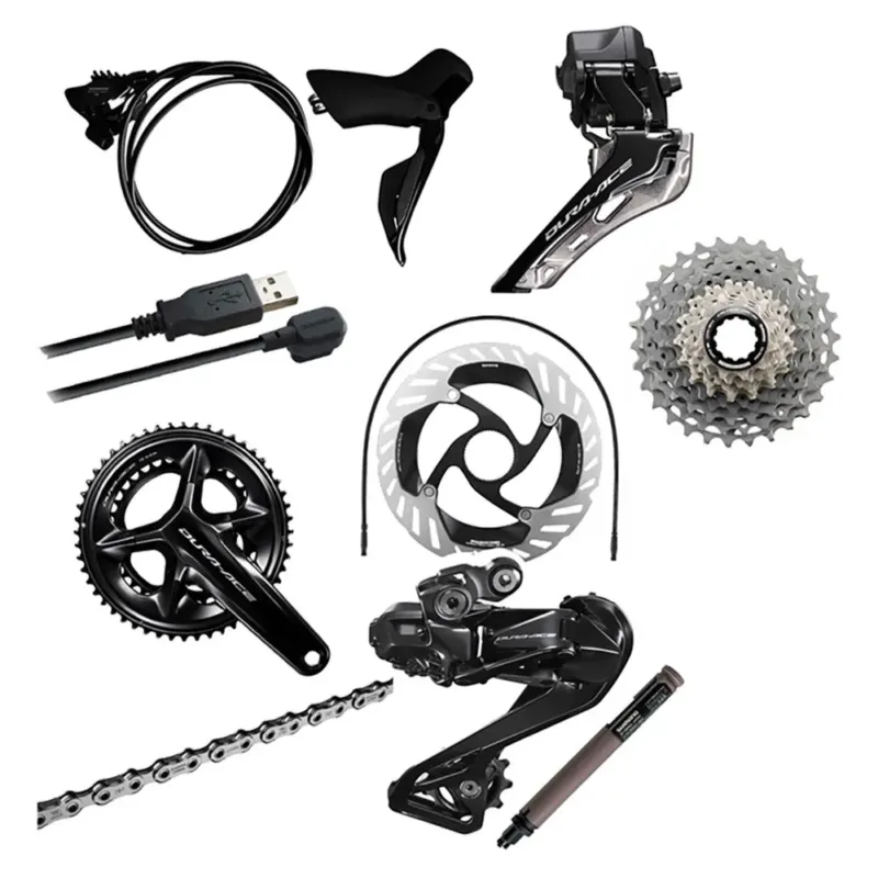 Zertifiziert Shimano Dura Ace Di2 R9250 2x12s Fahrradkomponentengruppe - 165 mm 50-34t