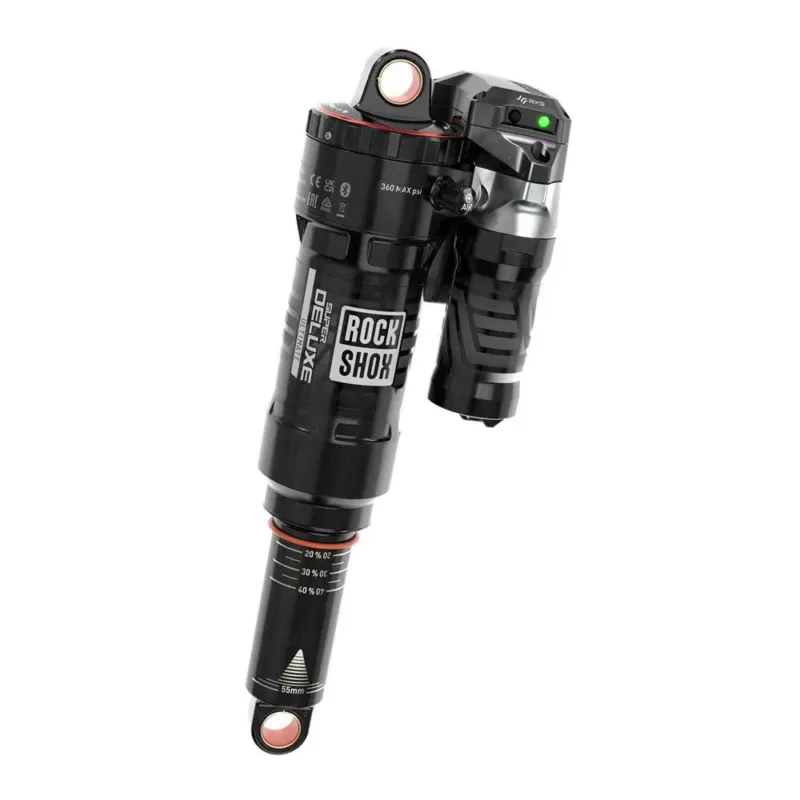 Geprüft RockShox RS Super Deluxe Ultimate Flight Attendant Linear Air C2 SC Hightower 2019+ Stoßdämpfer - 55 mm