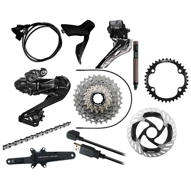 Knallerangebot Shimano Dura Ace Di2 R9250P Power Meter 2x12s Fahrradkomponentengruppe - 175 mm 52-36t