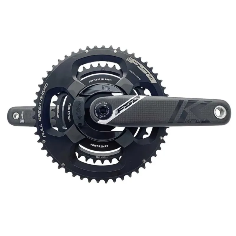Kostenloser Rückversand FSA K-Force Team Powerbox Direct Mount Kurbelgarnitur mit Leistungsmesser - 172.5 mm