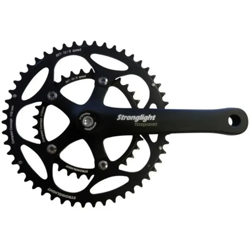 Stronglight Impact 110 kurbelgarnitur - 175 mm Gratis Versand