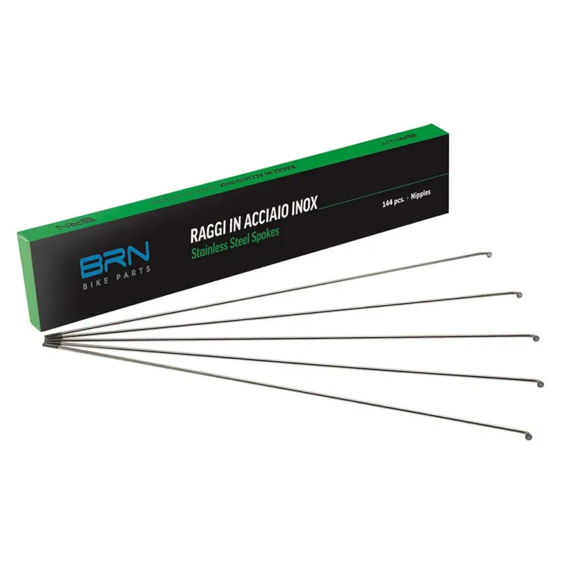 Brn Stainless Steel 2 mm Speichen 144 einheiten - 268 mm Direktkauf