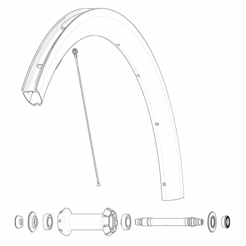 Mavic Front Cosmic SL 40 RB Rennradfelge - 700 - 28´´ Finale Aktion