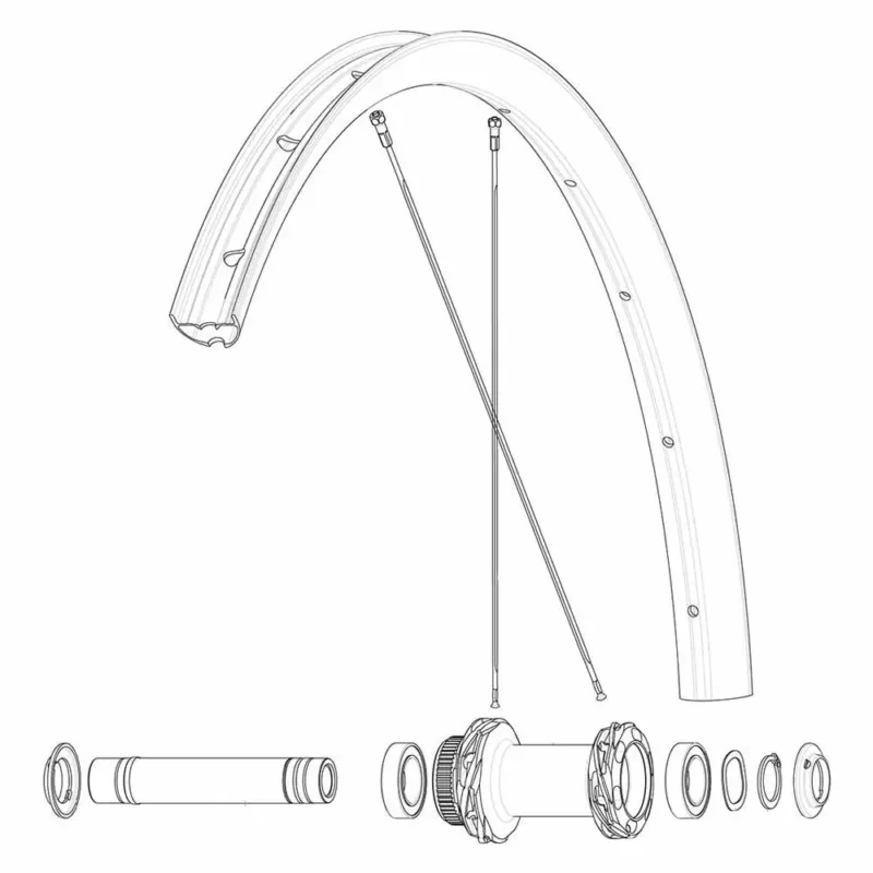Mavic Front/Rear Allroas 650B Rennradfelge - 700 - 28´´ Sichere Zahlung