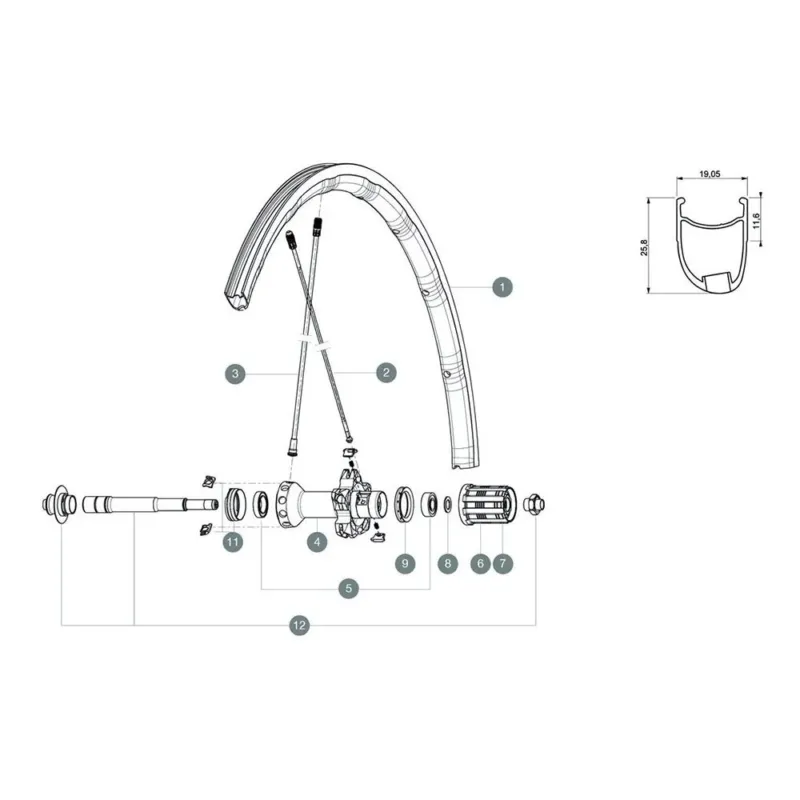 Mavic R-Sys SLR Hinterradfelge - 700 - 28´´ 20H Jetzt Bestellen