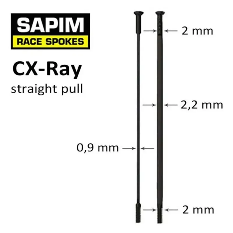 Preisknaller Scope Sapim CX-Ray Speiche - 278 mm