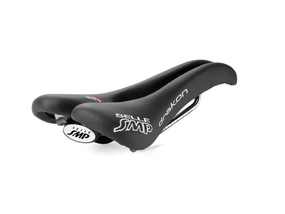 Fahrradsattel Selle SMP Drakon schwarz, Herren, 276x138mm, 285g Beliebt