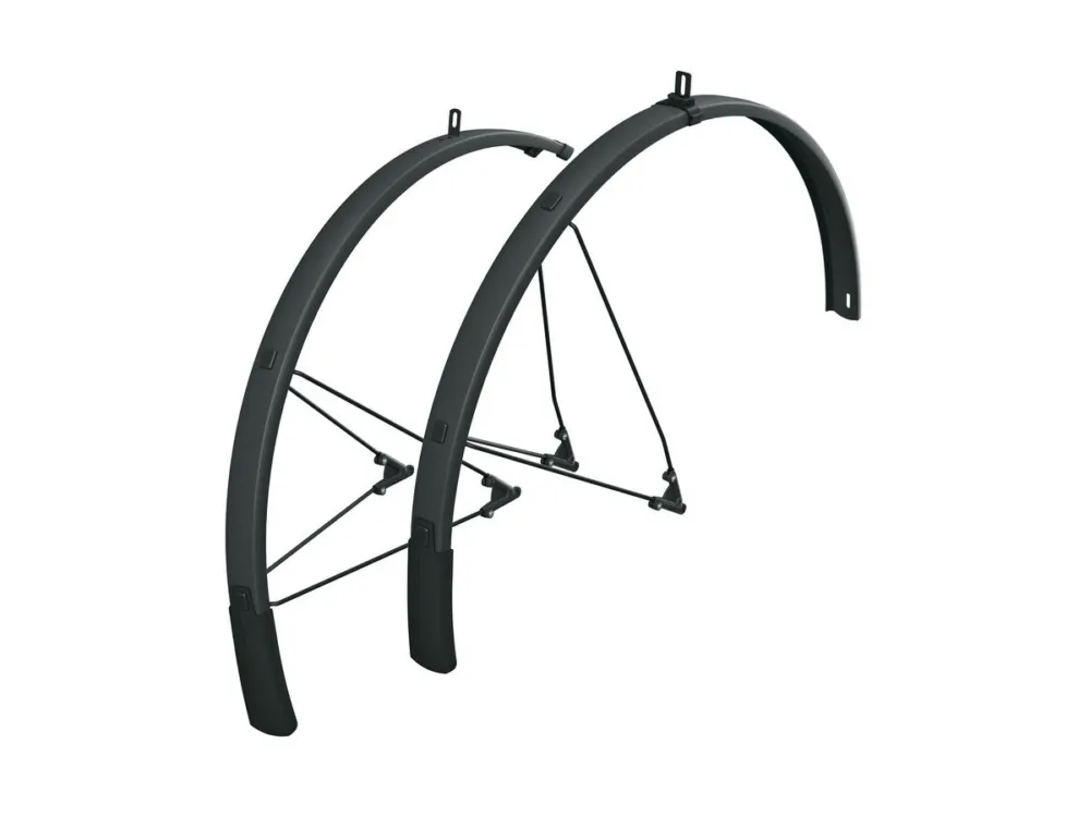 Zertifiziert SKS - Schutzblechset SKS Bluemels Style 28Zoll, 56mm, schwarz matt, Alu/Kunststoff