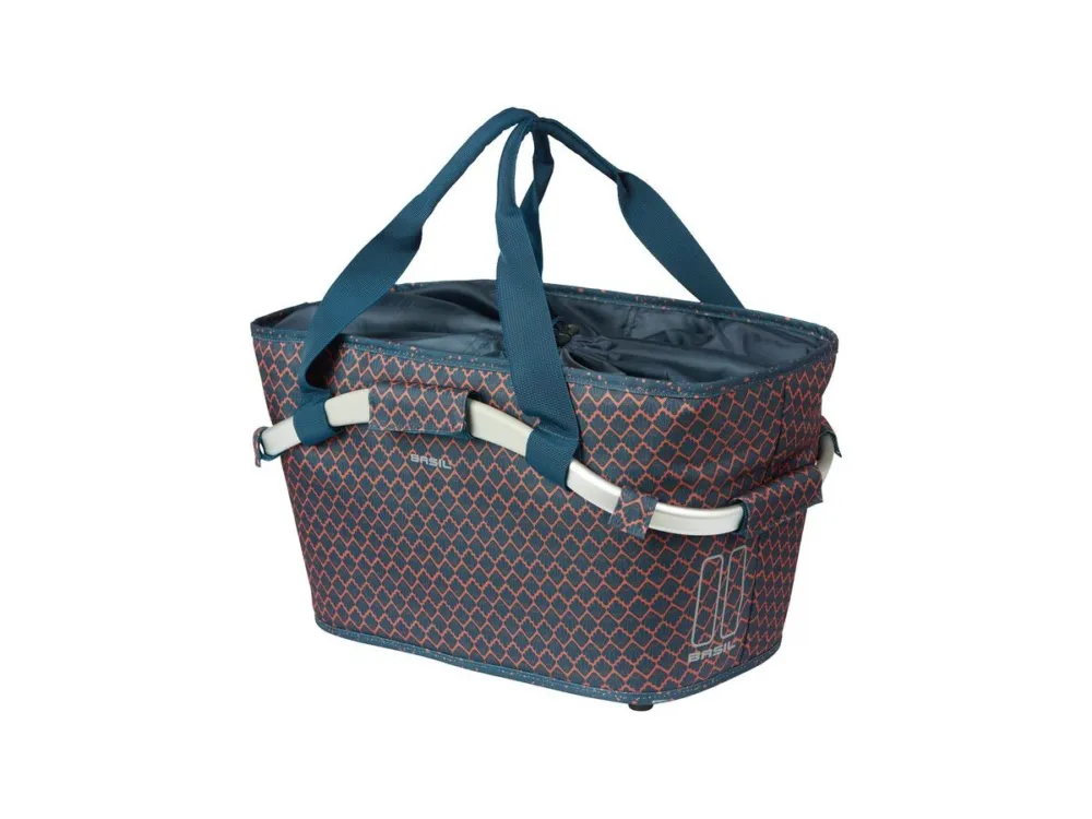 Basil - Hinterradkorb Basil Flair Carry All MIK 14x34x30cm , navy, 22ltr, MIK Echt