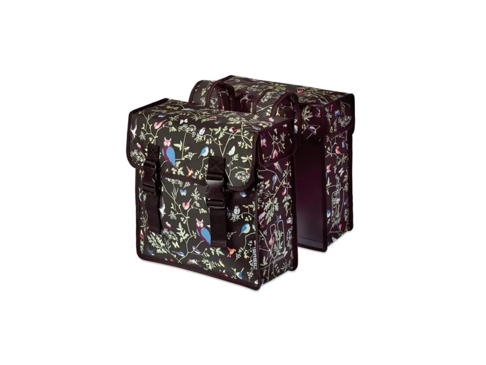 Preisreduziert Doppelpacktasche Wanderlust charcoal mit Reflexstreifen 35 Liter