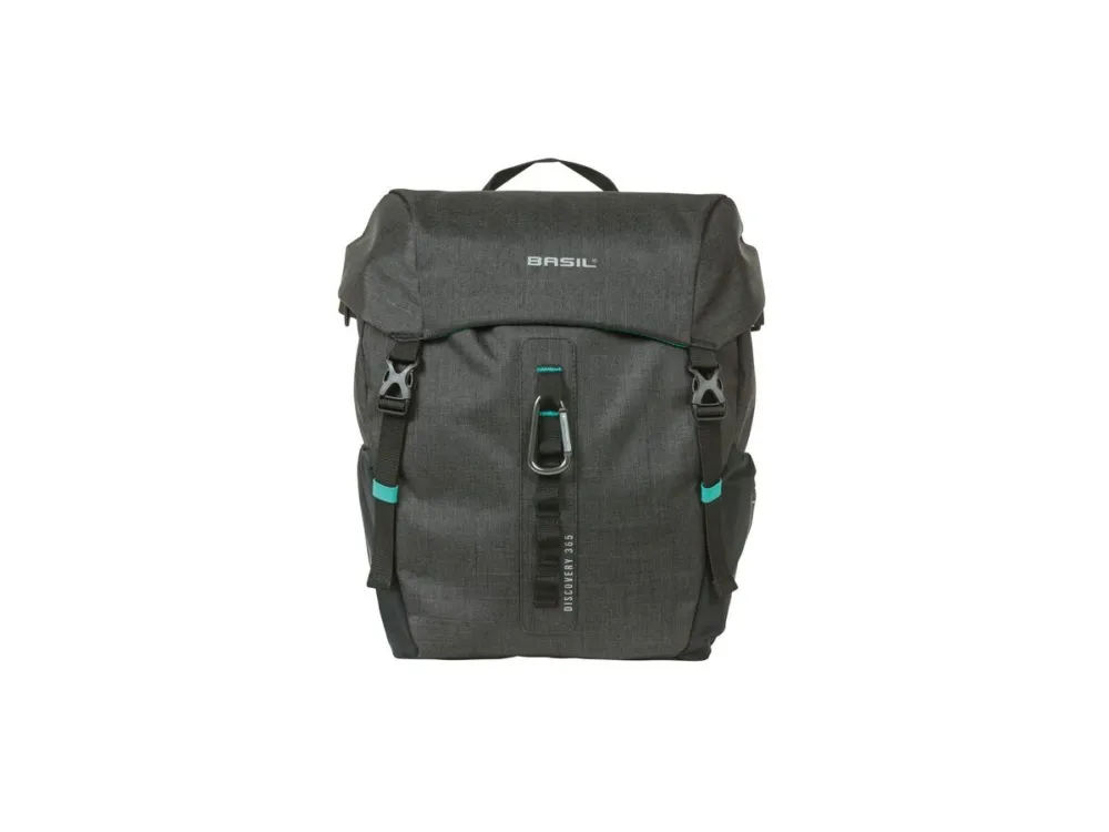 Basil - Einzelpacktasche Basil Discovery 365D M schwarz melee, 30x14x31cm, 9ltr Letzte Chance