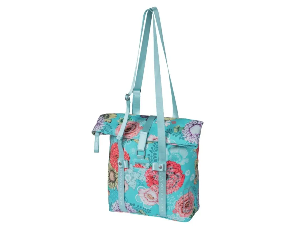 Basil - Shoppertasche Basil Bloom Field sky blue, 30x15x38cm, 15-20ltr Preisreduziert